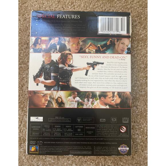 Save! 3/15, 10/25 Mr. & Mrs. Smith DVD Movie - Picture 4 of 5